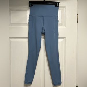 Athleta Salutation Stash Leggings: Blue